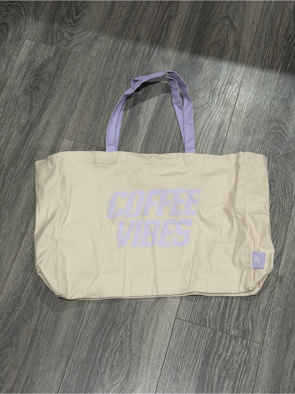 Coffee Vibes Canvas Nespresso Tote Bag